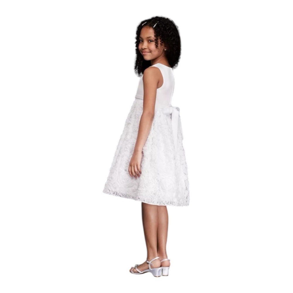 American Princess White Formal Kids Dress